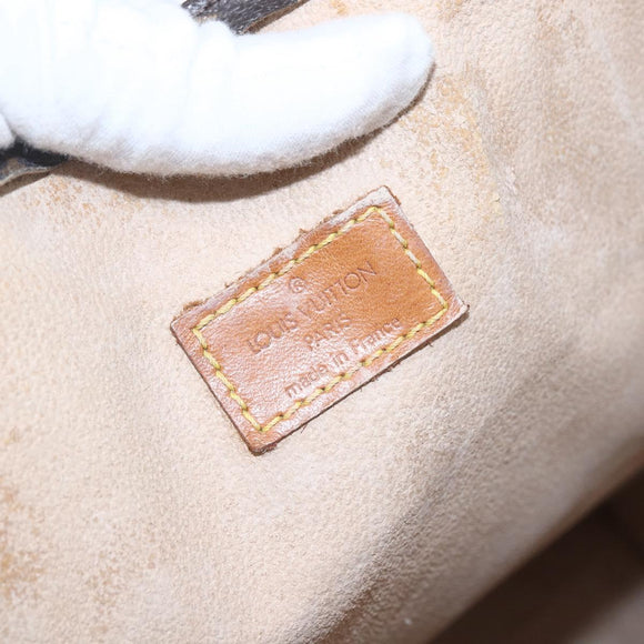 LOUIS VUITTON Monogram Sac Plat Hand Bag M51140 LV Auth 160984