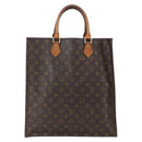 LOUIS VUITTON Monogram Sac Plat Hand Bag M51140 LV Auth 160984-3