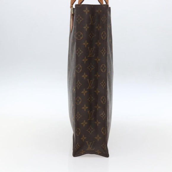 LOUIS VUITTON Monogram Sac Plat Hand Bag M51140 LV Auth 160984