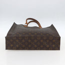 LOUIS VUITTON Monogram Sac Plat Hand Bag M51140 LV Auth 160984-9