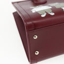 GUCCI Bamboo Diana Yuko Higuchi Bag Leather 2way Bordeaux 841487 Auth 160985SM-18