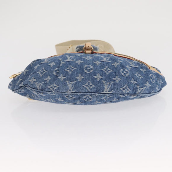 LOUIS VUITTON Monogram Denim High Rise Body Bag Blue M46837 LV Auth 160986SM
