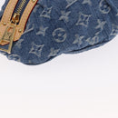 LOUIS VUITTON Monogram Denim High Rise Body Bag Blue M46837 LV Auth 160986SM-15