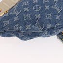 LOUIS VUITTON Monogram Denim High Rise Body Bag Blue M46837 LV Auth 160986SM-17