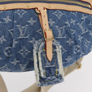 LOUIS VUITTON Monogram Denim High Rise Body Bag Blue M46837 LV Auth 160986SM-20