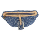 LOUIS VUITTON Monogram Denim High Rise Body Bag Blue M46837 LV Auth 160986SM-13