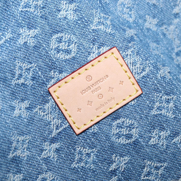 LOUIS VUITTON Monogram Denim High Rise Body Bag Blue M46837 LV Auth 160986SM