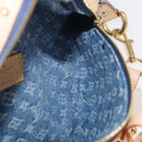 LOUIS VUITTON Monogram Denim High Rise Body Bag Blue M46837 LV Auth 160986SM-25