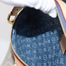 LOUIS VUITTON Monogram Denim High Rise Body Bag Blue M46837 LV Auth 160986SM-26