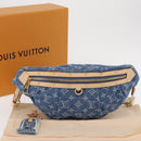 LOUIS VUITTON Monogram Denim High Rise Body Bag Blue M46837 LV Auth 160986SM-12