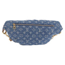 LOUIS VUITTON Monogram Denim High Rise Body Bag Blue M46837 LV Auth 160986SM-2