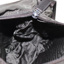 PRADA Shoulder Bag Nylon Khaki Silver Auth 160992-26