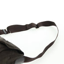 PRADA Shoulder Bag Nylon Khaki Silver Auth 160992-14