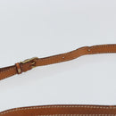 CELINE Macadam Canvas Shoulder Bag PVC Leather Brown Gold Auth 161002-8