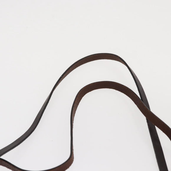 FENDI Zucca Canvas Shoulder Bag Ivory Silver Auth 161007