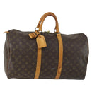 LOUIS VUITTON Monogram Keepall 50 Boston Bag M41426 LV Auth 161021-1