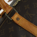 LOUIS VUITTON Monogram Keepall 50 Boston Bag M41426 LV Auth 161021-14