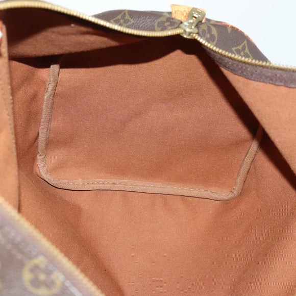 LOUIS VUITTON Monogram Keepall 50 Boston Bag M41426 LV Auth 161021
