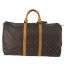LOUIS VUITTON Monogram Keepall 50 Boston Bag M41426 LV Auth 161021-3
