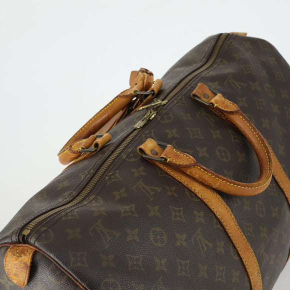 LOUIS VUITTON Monogram Keepall 50 Boston Bag M41426 LV Auth 161021
