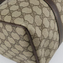GUCCI GG Supreme Web Sherry Line Hand Bag PVC Beige Gold 24 012 3842 Auth 161028-16