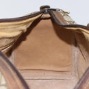 GUCCI GG Supreme Web Sherry Line Hand Bag PVC Beige Gold 24 012 3842 Auth 161028-19