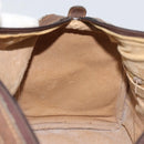 GUCCI GG Supreme Web Sherry Line Hand Bag PVC Beige Gold 24 012 3842 Auth 161028-20