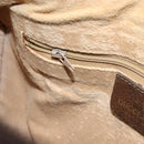 GUCCI GG Supreme Web Sherry Line Hand Bag PVC Beige Gold 24 012 3842 Auth 161028-21