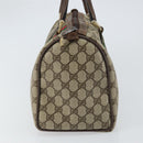 GUCCI GG Supreme Web Sherry Line Hand Bag PVC Beige Gold 24 012 3842 Auth 161028-3