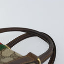 GUCCI GG Supreme Web Sherry Line Hand Bag PVC Beige Gold 24 012 3842 Auth 161028-8