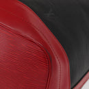 LOUIS VUITTON Epi Noe Shoulder Bag Bicolor Black Red M44017 LV Auth 161038-15