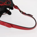 LOUIS VUITTON Epi Noe Shoulder Bag Bicolor Black Red M44017 LV Auth 161038-7