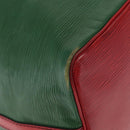 LOUIS VUITTON Epi Petit Noe Shoulder Bag Bicolor Green Red M44147 LV Auth 161040-9
