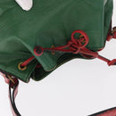 LOUIS VUITTON Epi Petit Noe Shoulder Bag Bicolor Green Red M44147 LV Auth 161040-6