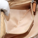 Christian Dior Trotter Romantic Shoulder Bag PVC Brown Silver Auth 161049V-21