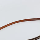 Christian Dior Trotter Romantic Shoulder Bag PVC Brown Silver Auth 161049V-8