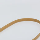 GUCCI Bamboo Hand Bag Leather 2way Beige Gold 000 3780 0290 Auth 161050-10