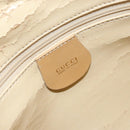 GUCCI Bamboo Hand Bag Leather 2way Beige Gold 000 3780 0290 Auth 161050-18