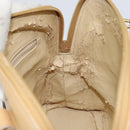 GUCCI Bamboo Hand Bag Leather 2way Beige Gold 000 3780 0290 Auth 161050-20