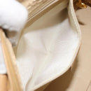 GUCCI Bamboo Hand Bag Leather 2way Beige Gold 000 3780 0290 Auth 161050-23
