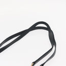 BALLY Chain Shoulder Bag Leather Navy Gold Auth 161052-8