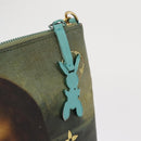LOUIS VUITTON Masters collection Pochette Plat Bag Green M64799 LV Auth 161054V-20
