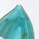 LOUIS VUITTON Masters collection Pochette Plat Bag Green M64799 LV Auth 161054V-22
