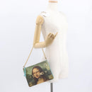 LOUIS VUITTON Masters collection Pochette Plat Bag Green M64799 LV Auth 161054V-25