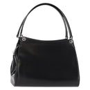 BALLY Hand Bag Leather Black Silver Auth 161058-1
