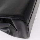 BALLY Hand Bag Leather Black Silver Auth 161058-15