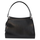 BALLY Hand Bag Leather Black Silver Auth 161058-13