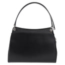 BALLY Hand Bag Leather Black Silver Auth 161058-2