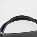 BALLY Hand Bag Leather Black Silver Auth 161058-8