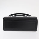 BALLY Hand Bag Leather Black Silver Auth 161058-5